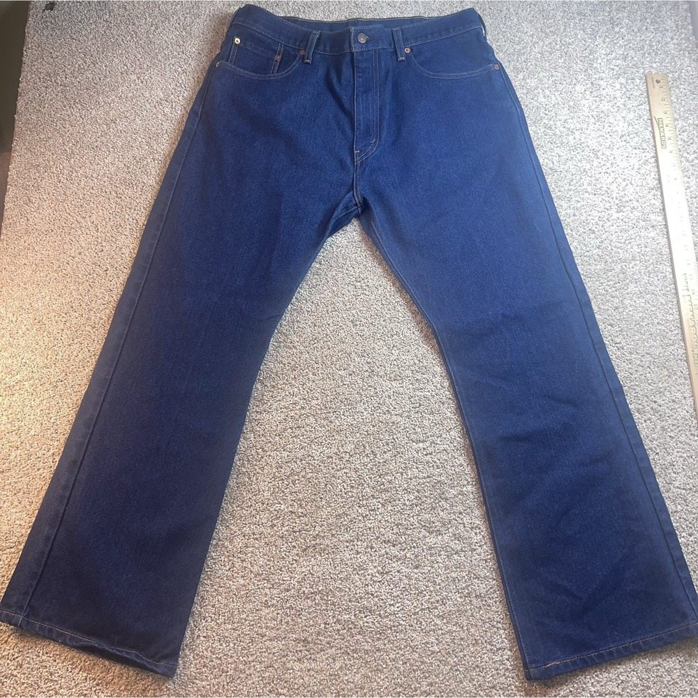 Levi's 517 Bootcut Mens Jeans 40x32 Blue Denim